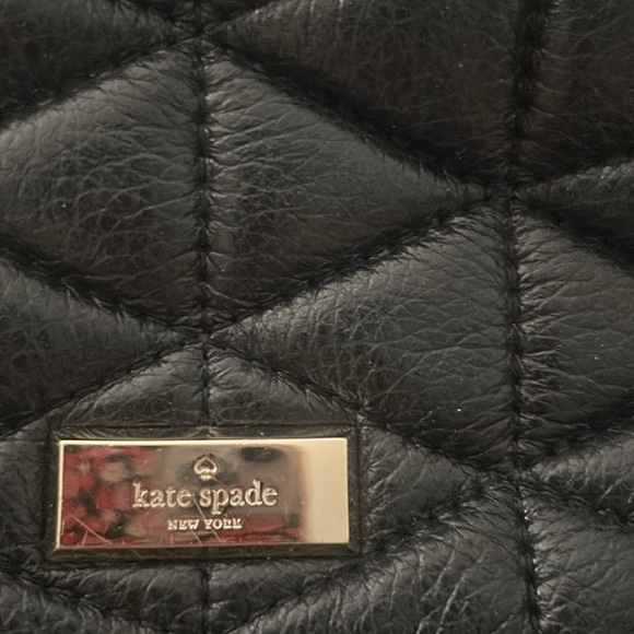 Kate Spade Black Quilted Crossbody with Gold Accents - Picture 2 of 2